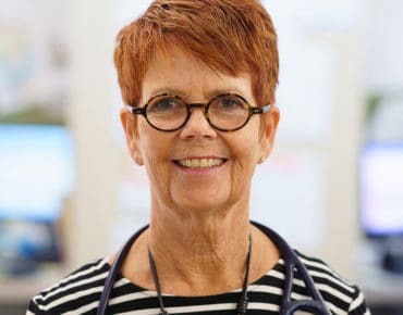 Tina Mathews smiling