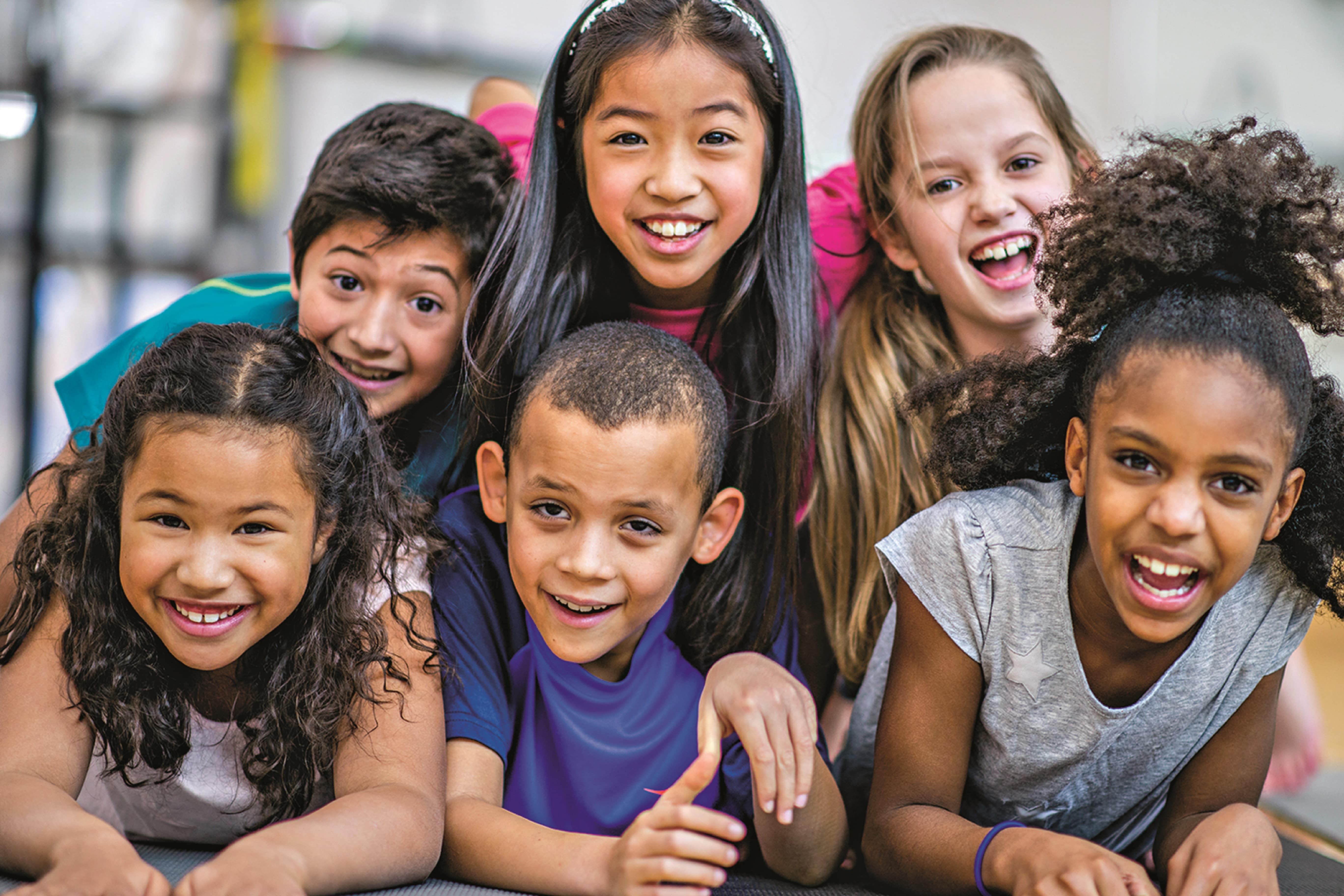 Group Of Happy Kids